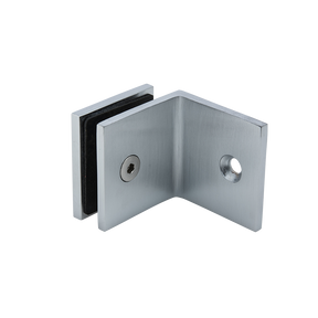 Shower Screen Bracket - 90 ° Glass to Wall Satin