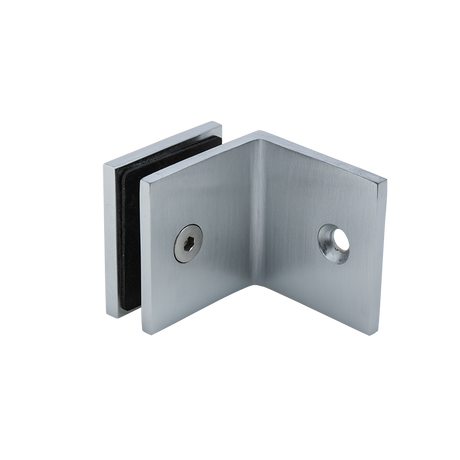 Shower Screen Bracket - 90 ° Glass to Wall Satin