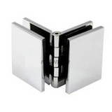 Shower Screen Bracket - Glass to Glass Adjustable
