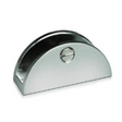 Shower Screen Bracket - Shelf to Wall/Floor - Round Mirror