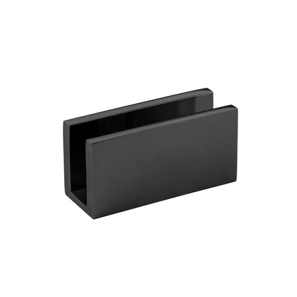 Shower Screen Bracket - Shelf to Wall/Floor Black