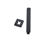 Cavallo Square Ceiling Shower Arm 200mm - Matte Black