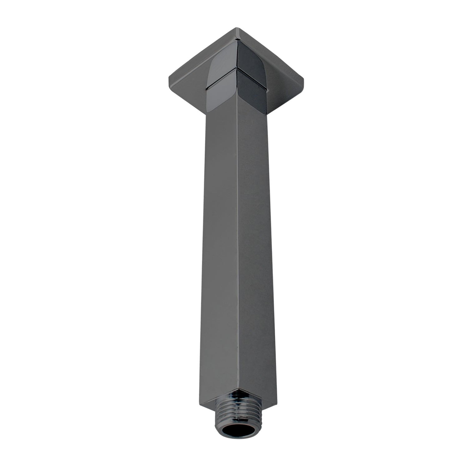 Cavallo Square Ceiling Shower Arm 200mm - Brushed Gun Metal