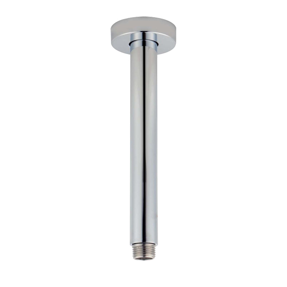 Pentro Round Ceiling Shower Arm 200mm - Brushed Nickel