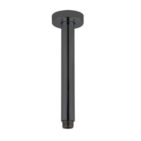 Pentro Round Ceiling Shower Arm 200mm - Brushed Gun Metal