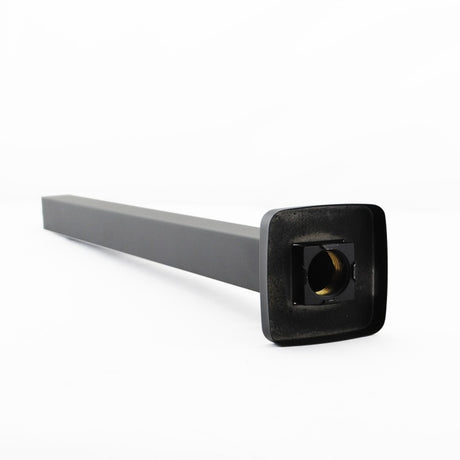 Cavallo Square Ceiling Shower Arm 400mm - Matte Black