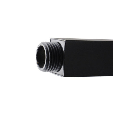 Cavallo Square Ceiling Shower Arm 400mm - Matte Black