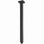 Cavallo Square Ceiling Shower Arm 400mm - Brushed Gun Metal