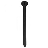 Pentro Round Ceiling Shower Arm 400mm - Matte Black