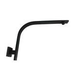 Cavallo Gooseneck Wall Mounted Shower Arm - Matte Black