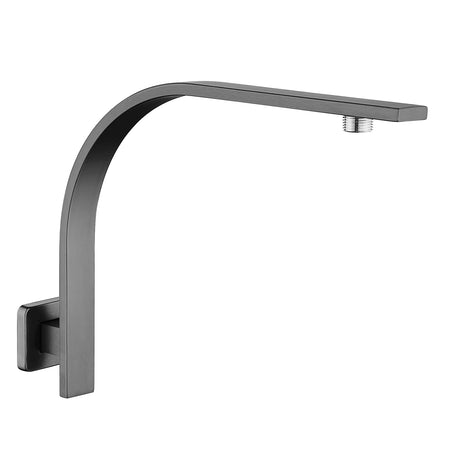 Cavallo Gooseneck Wall Mounted Shower Arm - Brushed Gun Metal