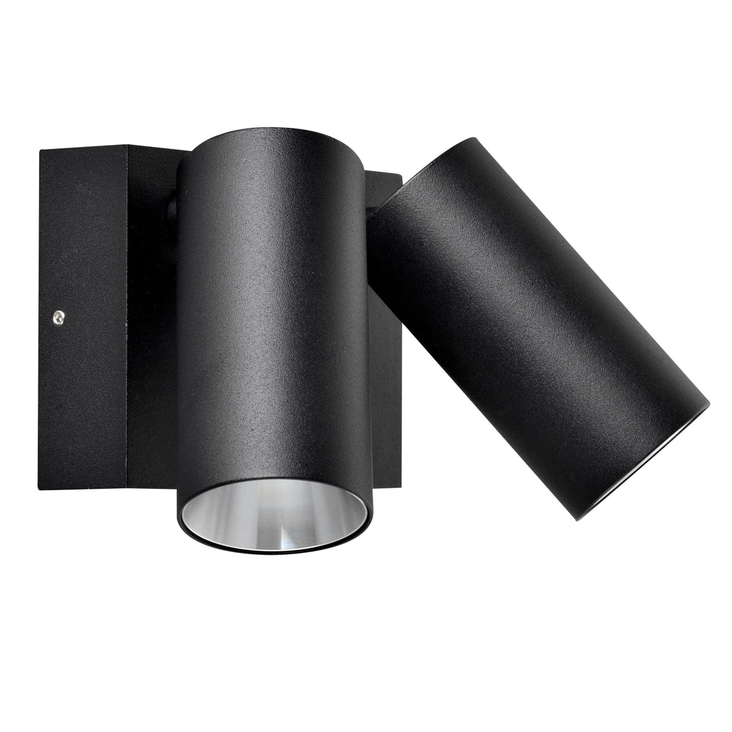 SEC: Surface Mounted LED Tri-CCT Double Adjustable Wall/Pillar Light (Matte Black) IP65
