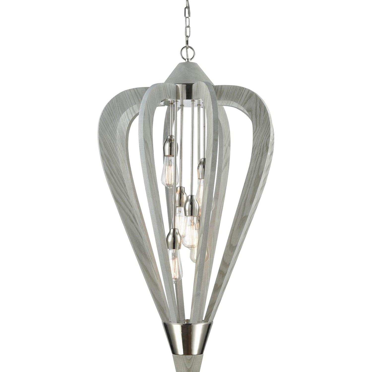 SENORITA: Rustic Large Tuscan Coffee Cherry /Winter Moss Wood Pendant Lights