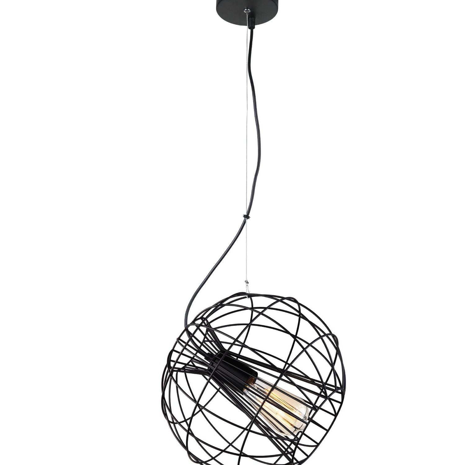 SENTINEL: Modern Minimalist Round Cage Pendant Lights