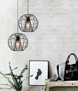 SENTINEL: Modern Minimalist Round Cage Pendant Lights