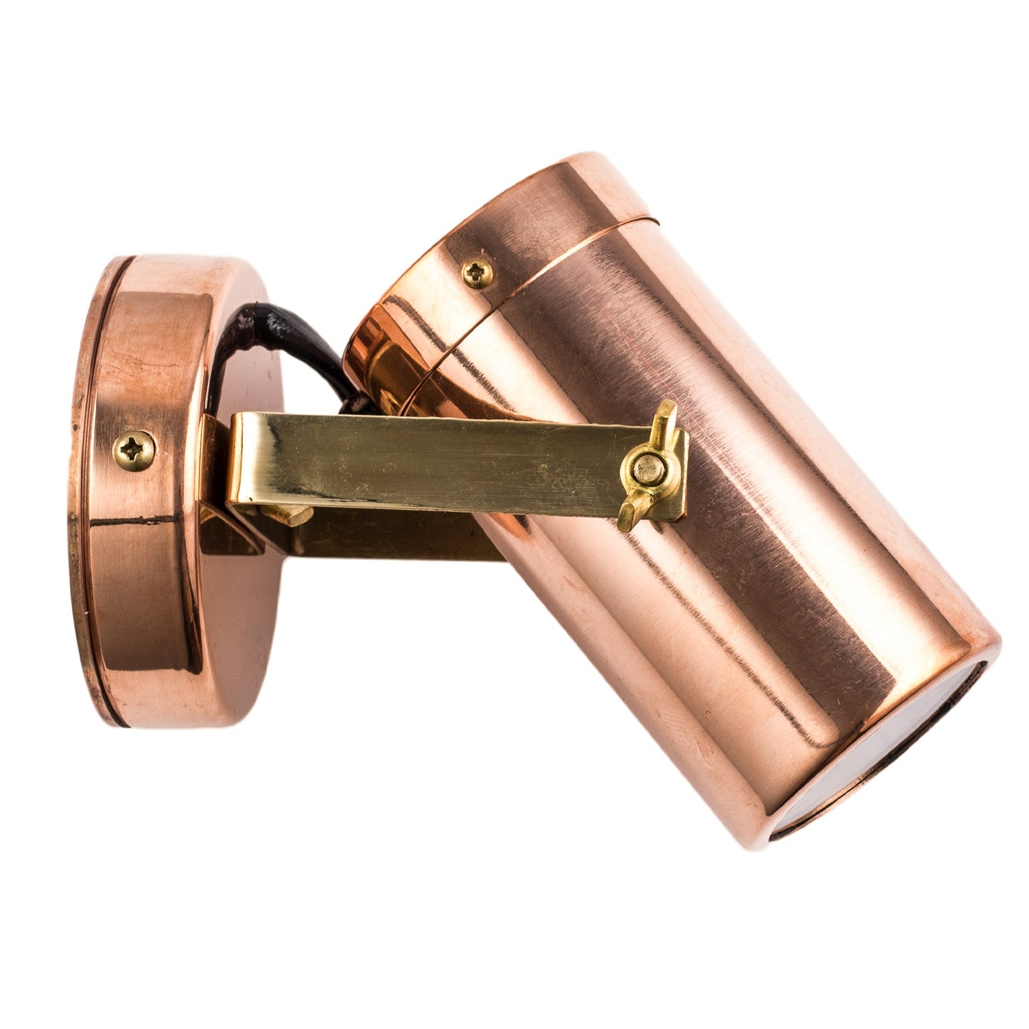 MR16 Exterior Adjustable Head Wall Pillar Spot Light (Light weight Copper) IP54