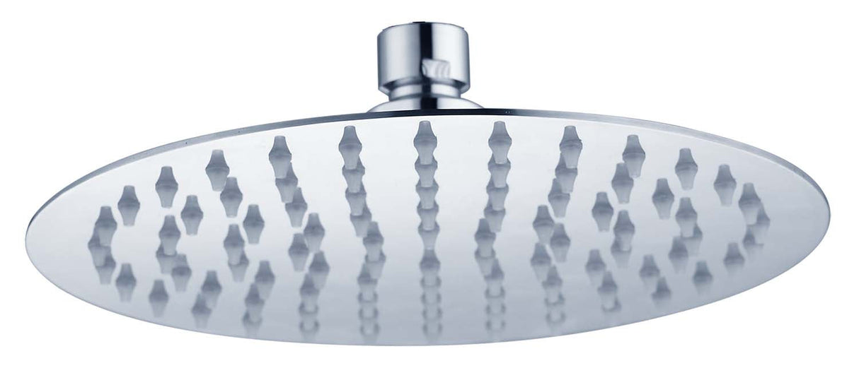 Stainless Steel Shower Head Round 200mm*2mm (Chrome)