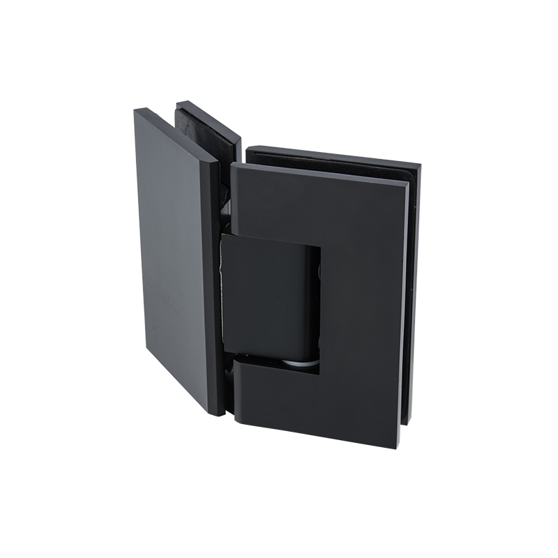 Shower Screen Hinge - 135 ° Glass to Glass Matte Black