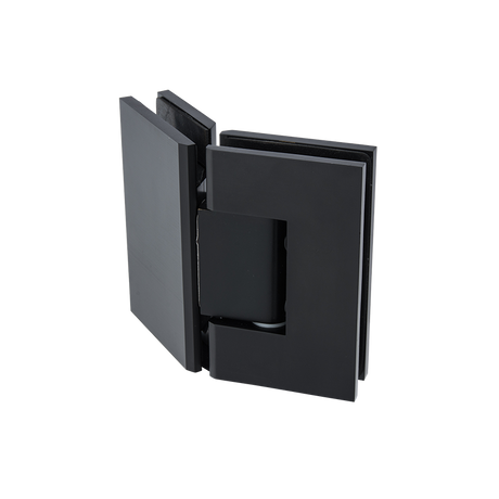 Shower Screen Hinge - 135 ° Glass to Glass Matte Black