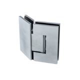 Shower Screen Hinge - 135 ° Glass to Glass Satin