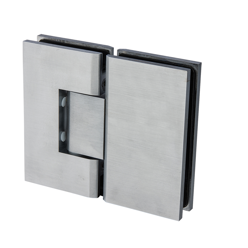 Shower Screen Hinge - 180 ° Glass to Glass Satin