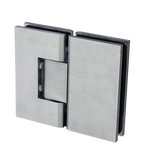 Shower Screen Hinge - 180 ° Glass to Glass Satin