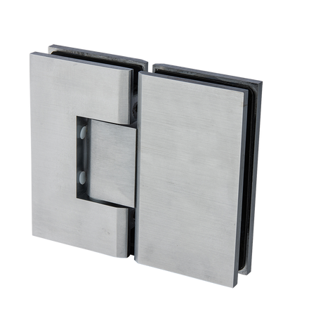Shower Screen Hinge - 180 ° Glass to Glass Satin