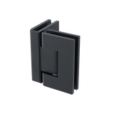 Shower Screen Hinge - 90 ° Glass to Glass Black