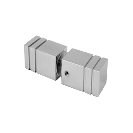 Double Pull Knob - Square Mirror