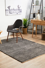 Skandinavian 300 Black Rug