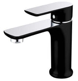 Sleek Basin Mixer (Black / Chrome)