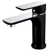 Sleek Basin Mixer (Luxury / Black / Chrome)