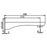 Sleek Bath Outlet (Chrome)