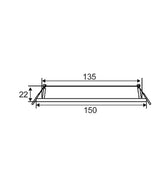 SLICKTRI: LED Dimmable Ultra Slim Tri-CCT Recessed Downlights (Round)