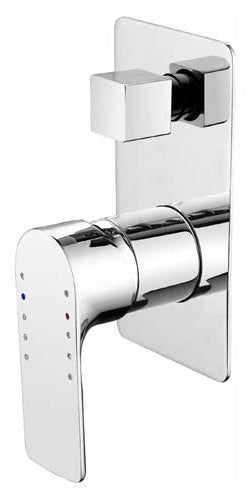 Sleek Wall Mixer With Diverter (Luxury)