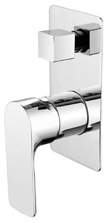 Sleek Wall Mixer With Diverter (Chrome)