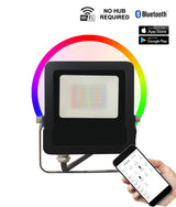 SMTFLOOD LED Smart Dimmable 5000K+RGB Flood Lights IP65