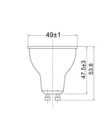 SMTGU10 LED Smart Dimmable RGB+Tri-CCT GU10 Globe (5W)