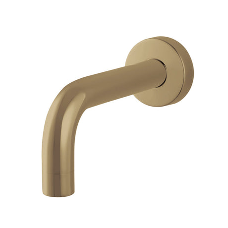 Pentro Round Bath Spout - Brushed Brass