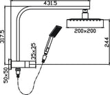 Eric Shower System (Chrome)
