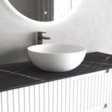 LONDON Matte White Basin (Round:390x390x145)