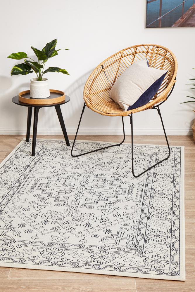 Ocean White Outdoor Rug