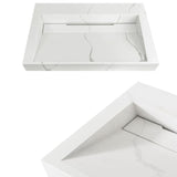 Tiara Wall Hung Vanity and Basin 600mm White