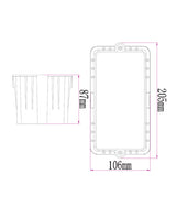 STE: LED Exterior Recessed Rectangular Step / Wall Lights IP54
