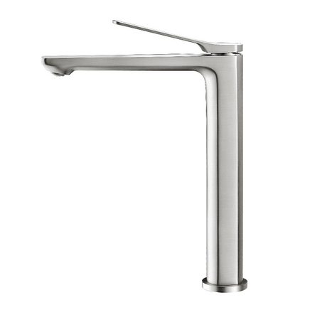 AQU RUSHY Tall Basin Mixer - Brushed Nickel