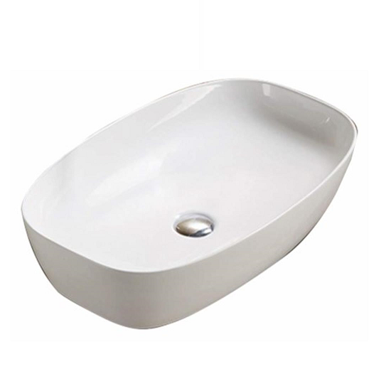POSEIDON White Ultra Slim Basin (Oval: 600x380x138)
