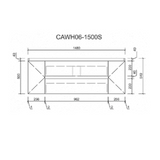 ELISA Wall Hung Vanity White (All Size)