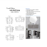 LOLA Wall Hung Vanity Grey (All Size)