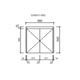 LOLA Wall Hung Vanity Grey (All Size)