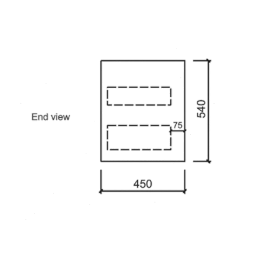 LOLA Wall Hung Vanity Grey (All Size)